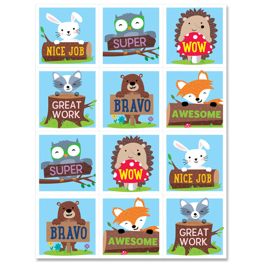 WOODLAND FRIENDS REWARDS STICKERS