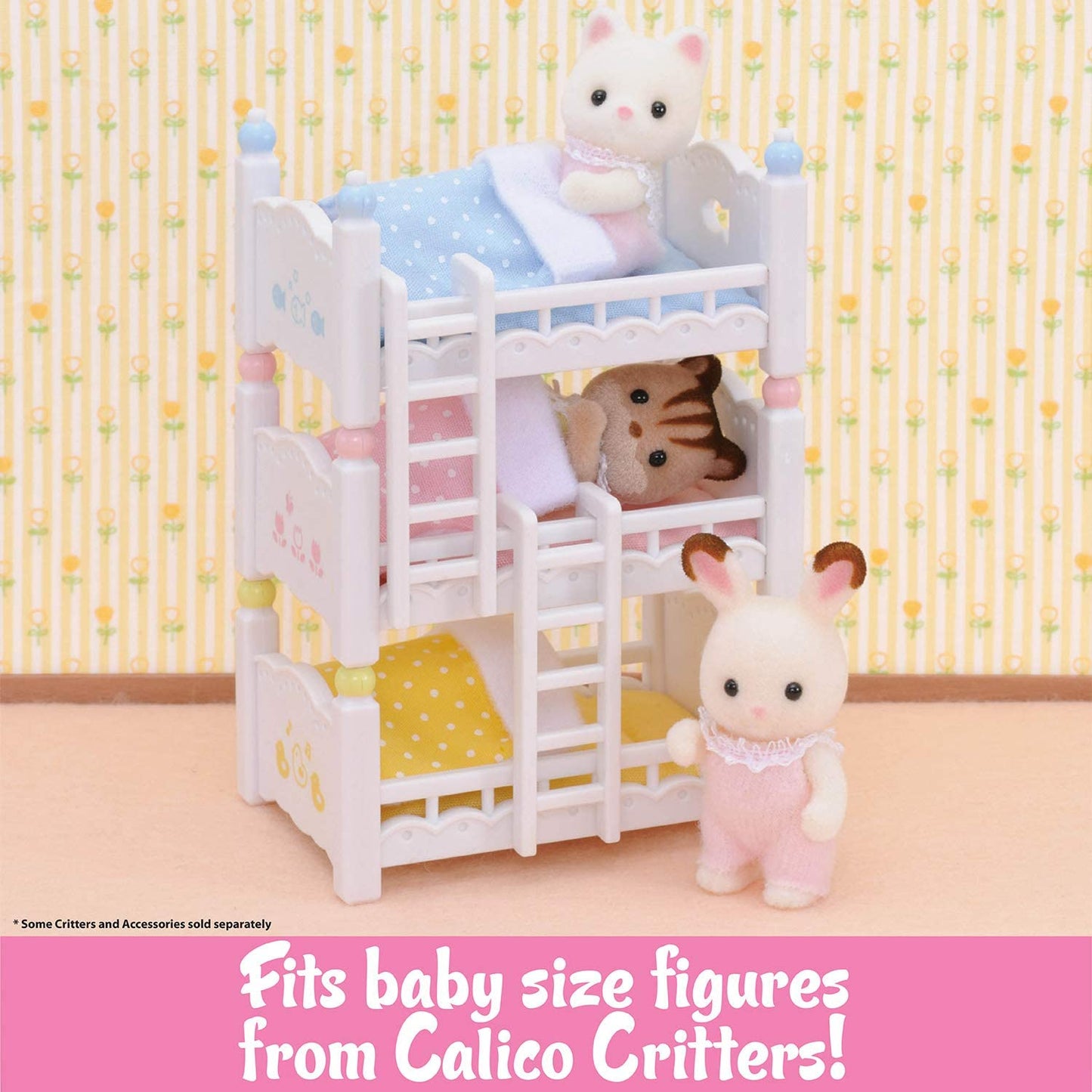 Calico Critters Triple Baby Bunk Beds