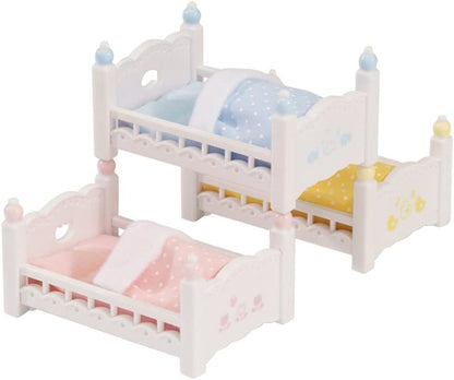 Calico Critters Triple Baby Bunk Beds