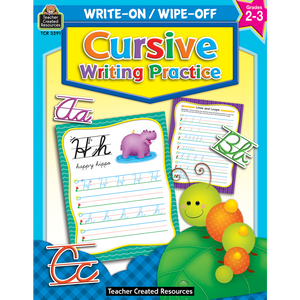 Cursive Writing Practice Write-On Wipe-Off Book