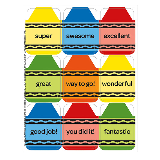 CRAYOLA STICKERS GIANT