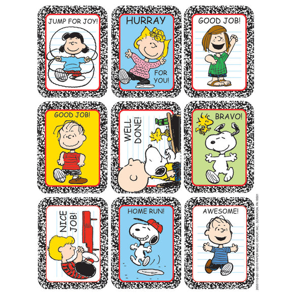 STICKERS PEANUTS CHARACTERS