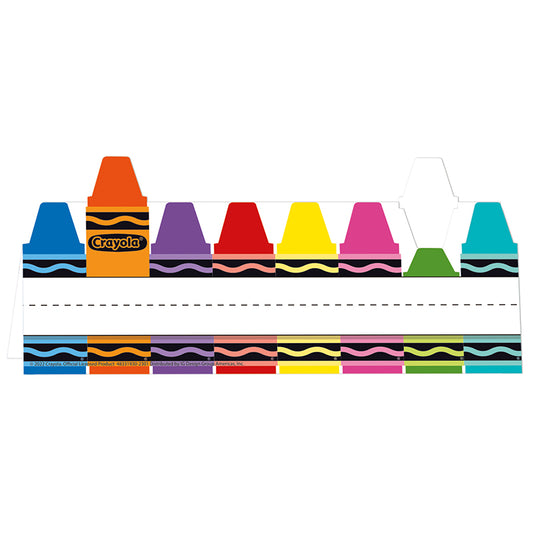 CRAYOLA NAME PLATE TENTED