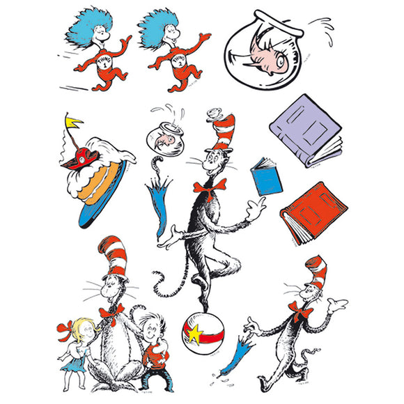 CAT IN THE HAT CHARACTERS 12 X 17