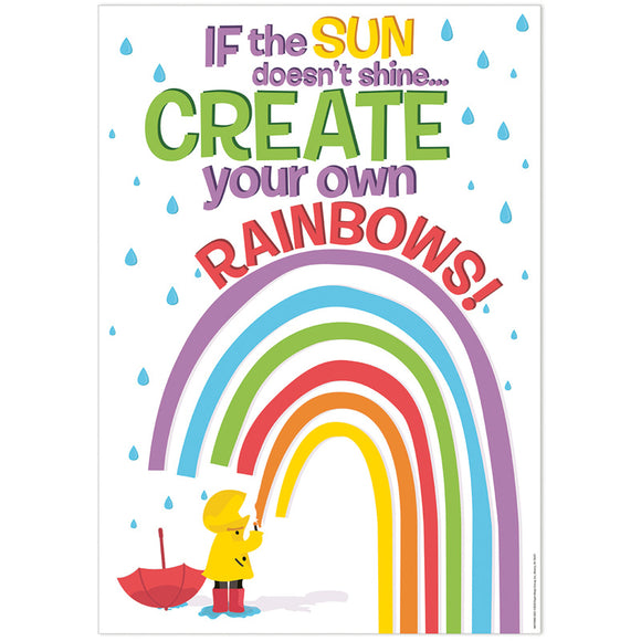 CREATE YOUR OWN RAINBOWS POSTER