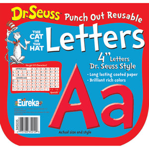 DR SEUSS PUNCH OUT REUSABLE RED