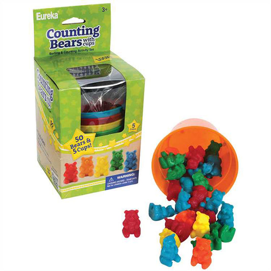 COUNTING BEAR CUPS 50 CT BEARS 5