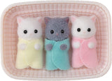 Calico Critters Persian Cat Triplets