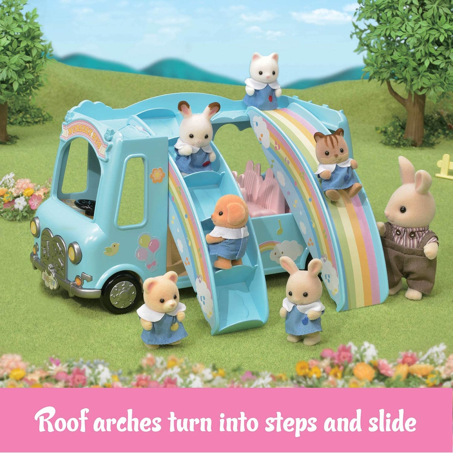 Calico Critters Sunshine Nursery Bus