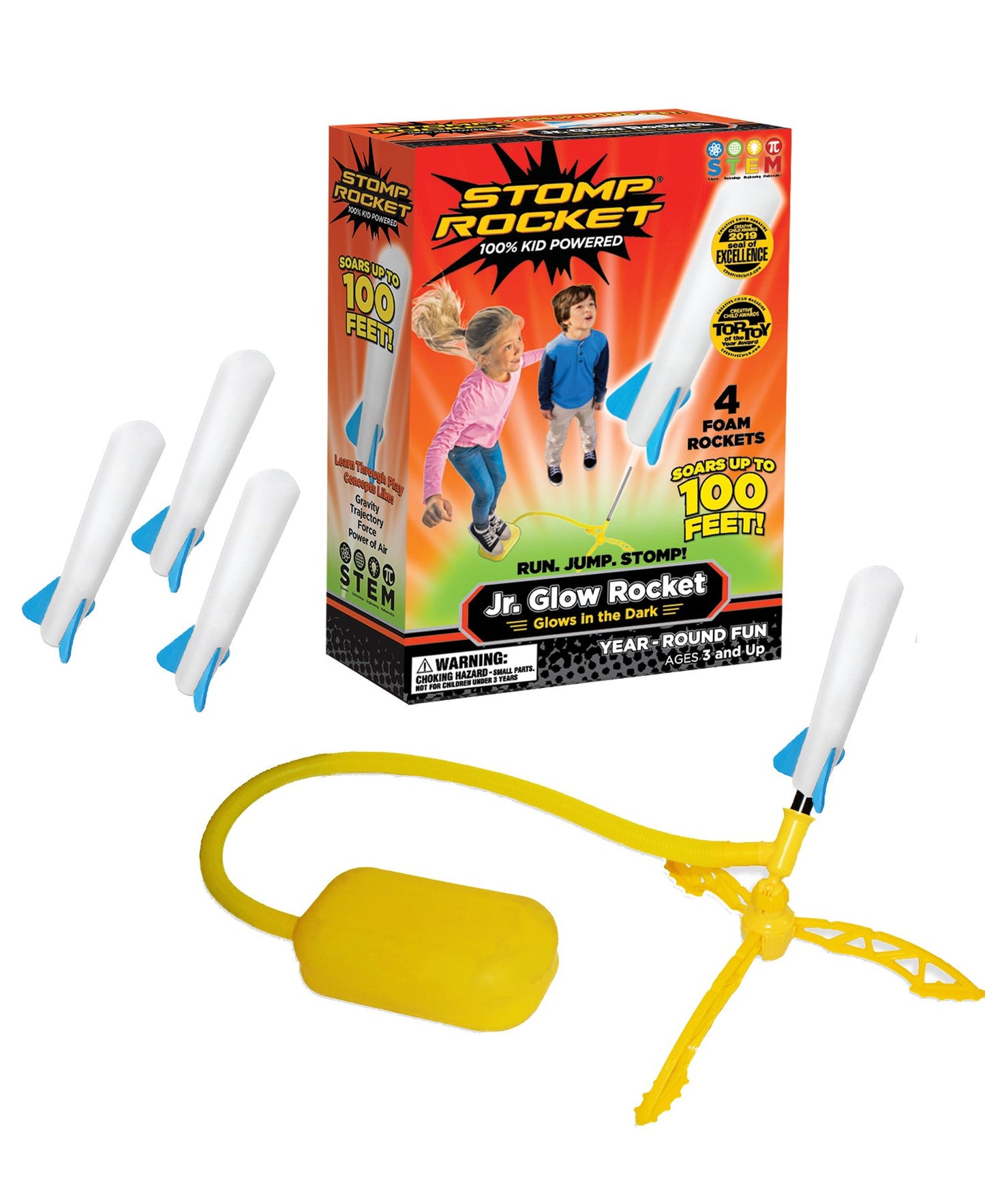 Jr. Glow Stomp Rocket