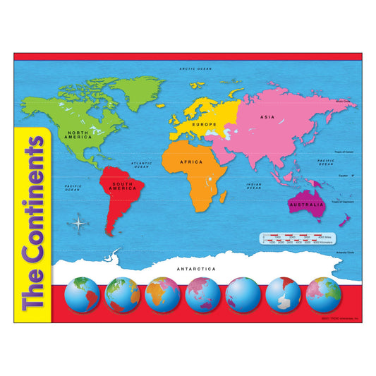 CHART THE CONTINENTS
