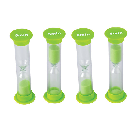 5 Minute Sand Timers  green