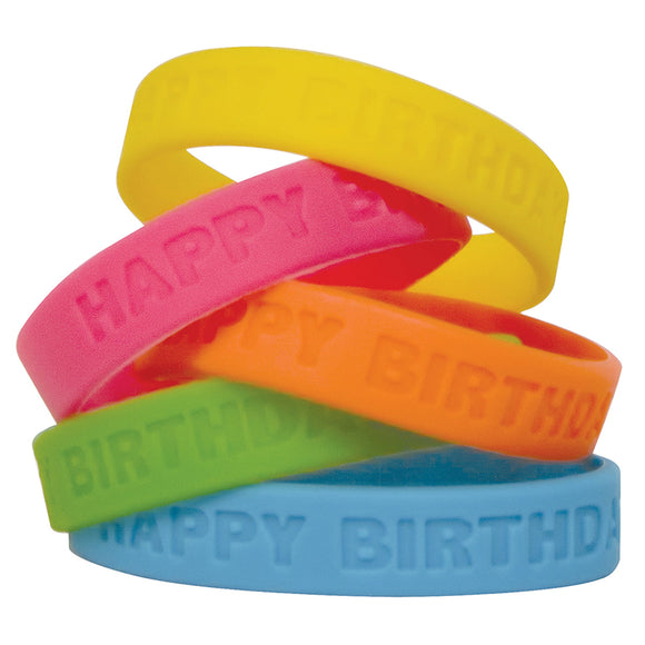 Wristbands Happy Birthday