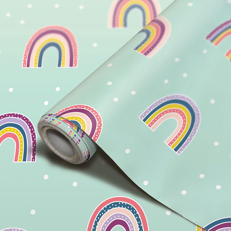 Oh Happy Day Rainbows Peel and Stick Decorative Paper