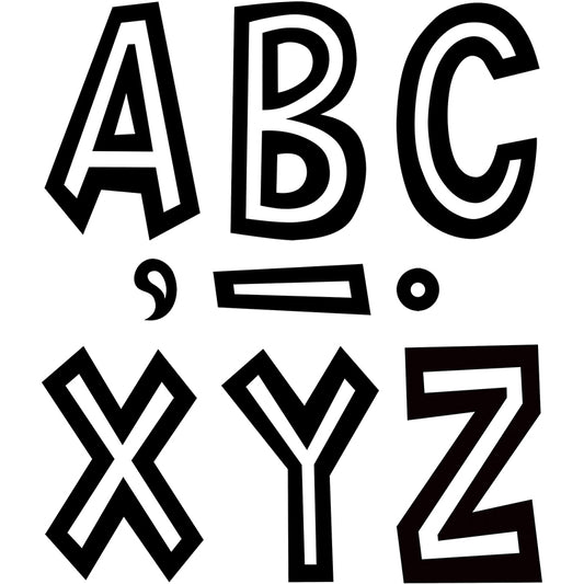 Fun Font 7" Letters