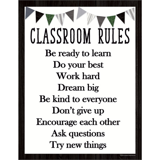 MODERN FARMHOUSE CLASSROOM RULES