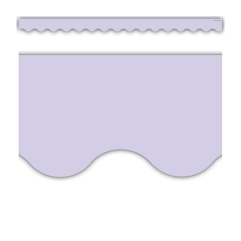 Lavender Scallop Border Trim