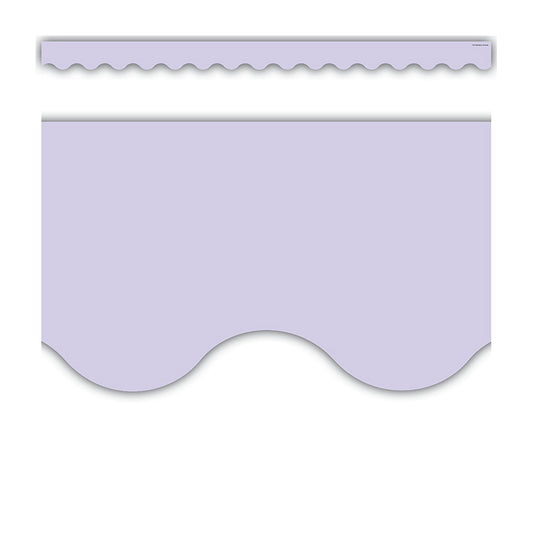 Lavender Scallop Border Trim