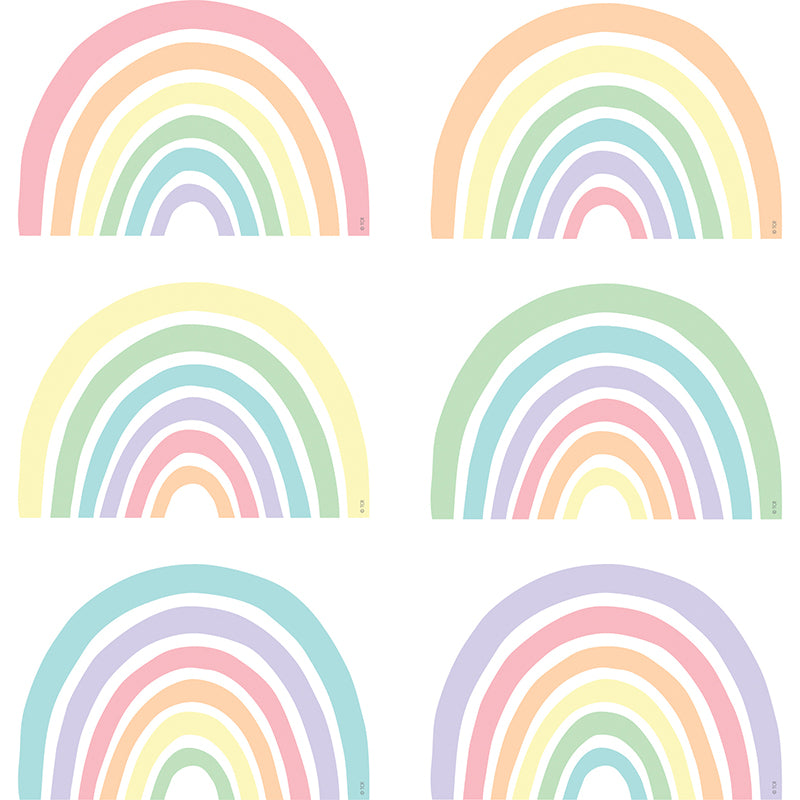 Pastel Pop Rainbows Accents