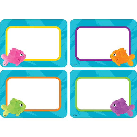 Colorful Fish Name Tags