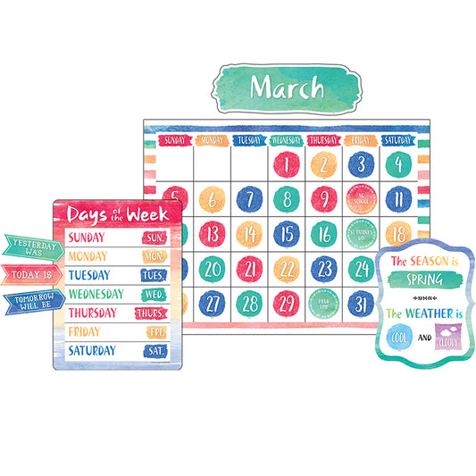 Watercolor Calendar BBSET