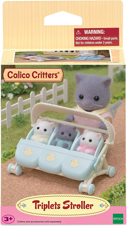 Calico Critters Triplets Stroller