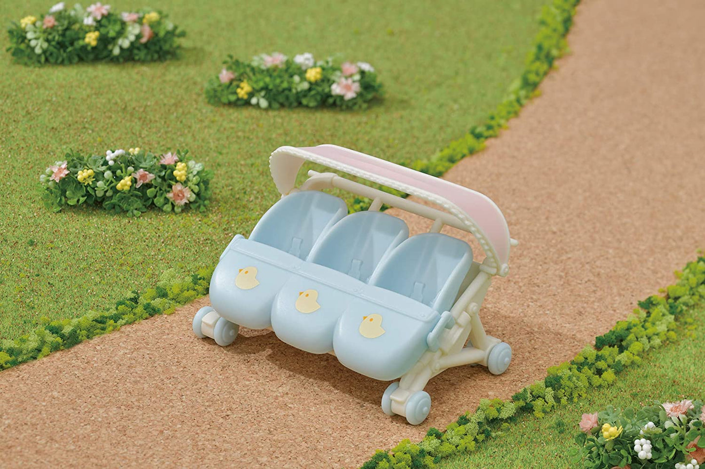 Calico Critters Triplets Stroller