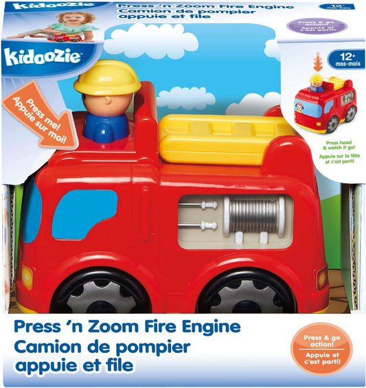 Kidoozie Press'n Zoom Fire Engine