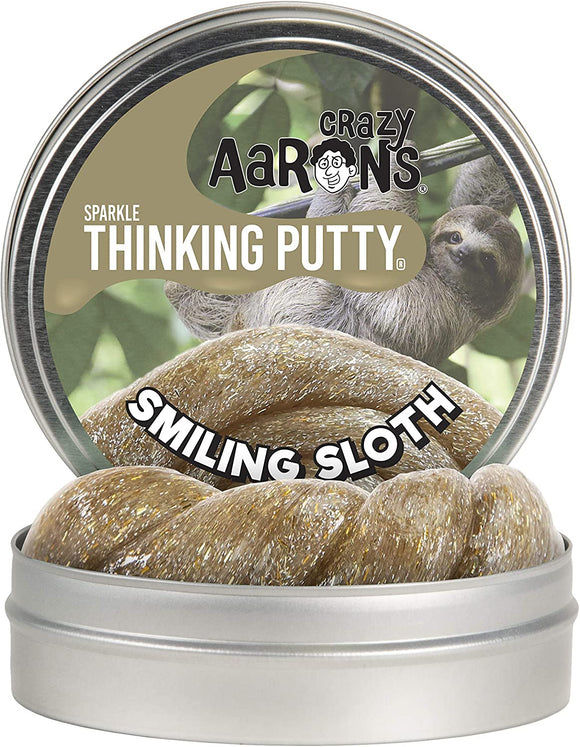 Crazy Aaron's Smiling Sloth Thinking Putty